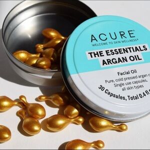 Acure The Essentials Argan Oil Facial Capsules - Gold